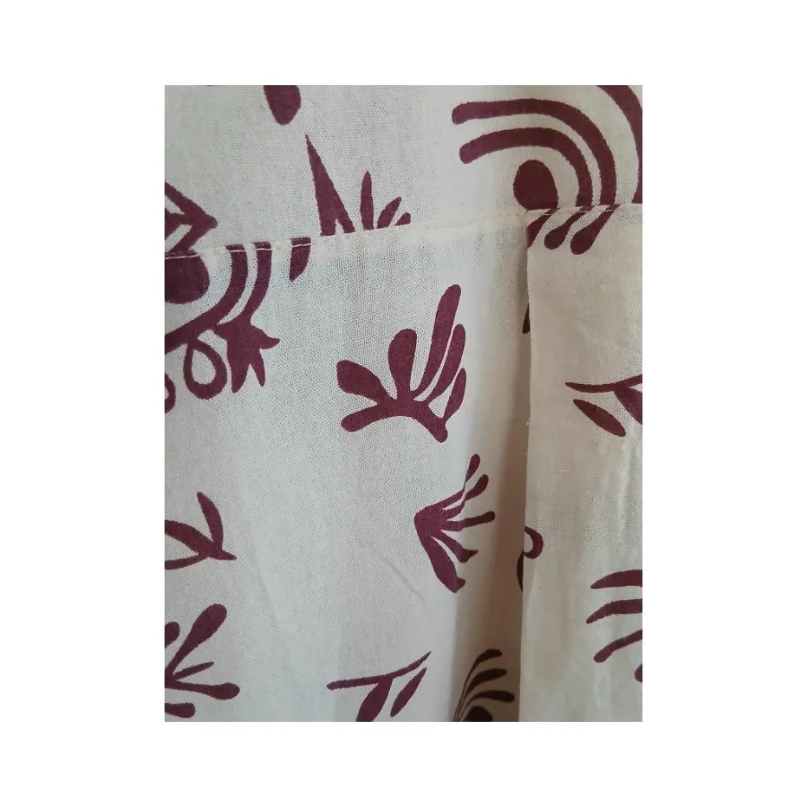 مانتو دخترانه لینن بنفش