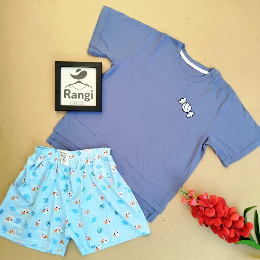 ست تیشرت شورتک میوه ای