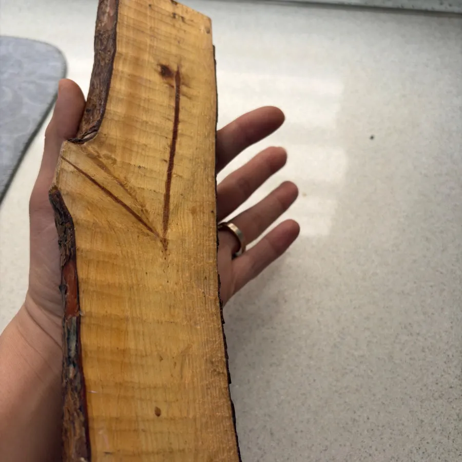 جا شمعی چوبی