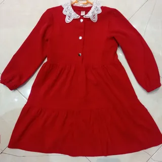 پیراهن مخمل قرمزیلدایی