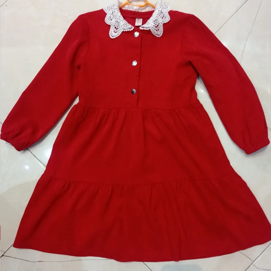 پیراهن مخمل قرمزیلدایی