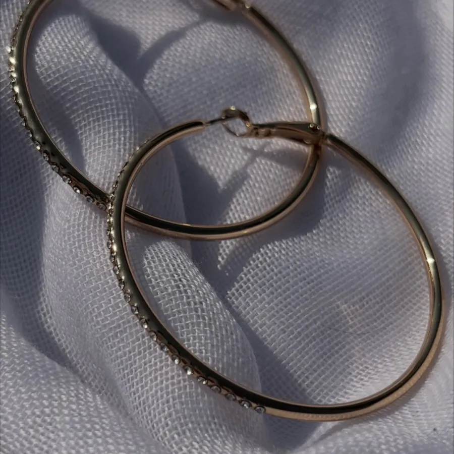 Golden shine Hoops