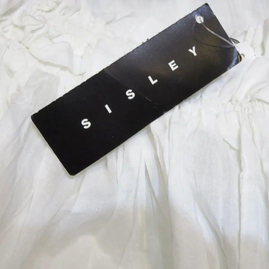 شومیز سفید سیسلی SISLEY