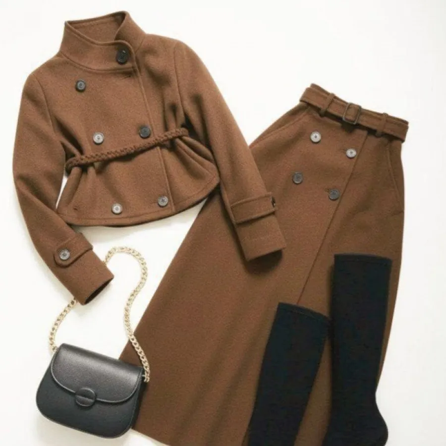 کت و دامن زمستانه گرم