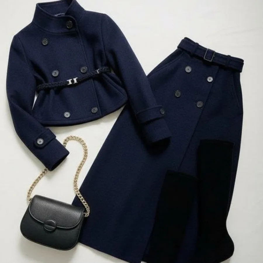 کت و دامن زمستانه گرم