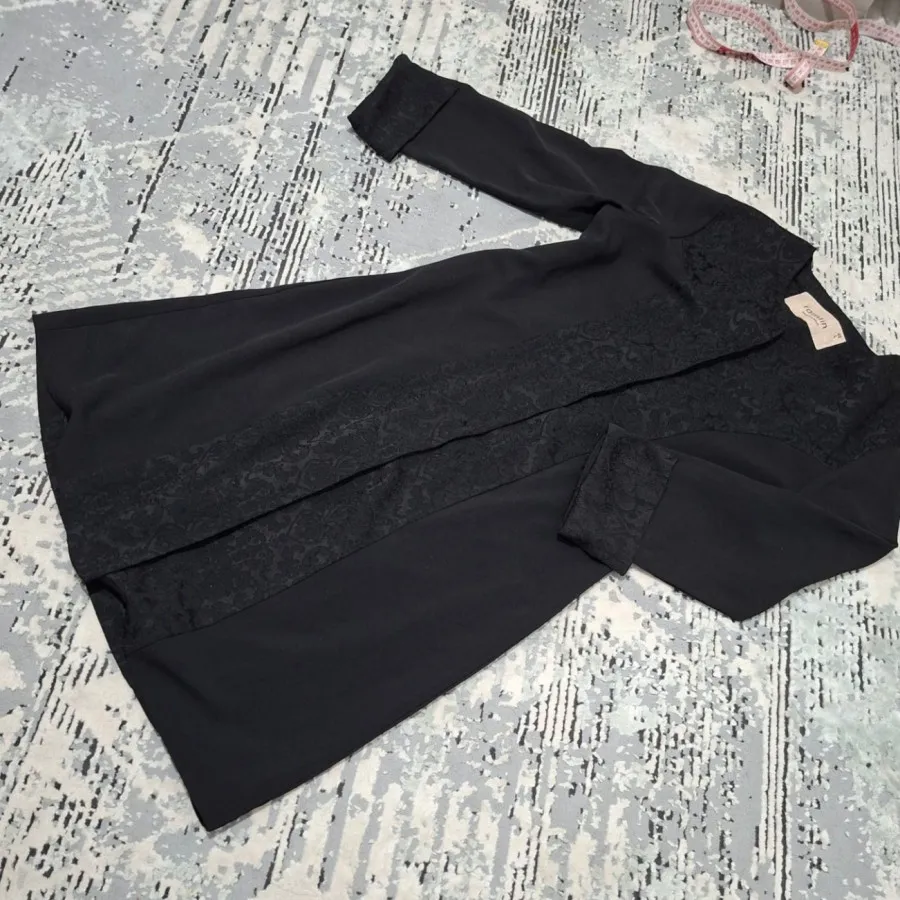 مانتو مشکی مجلسی