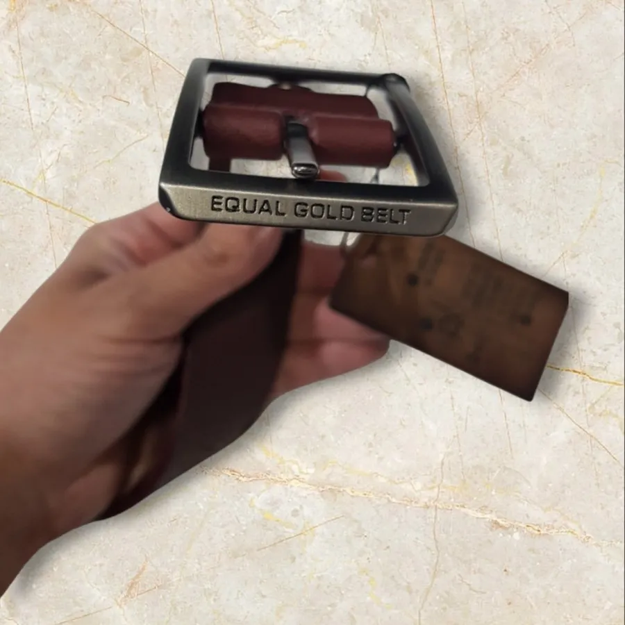 کمربند ترک چرم زرشکی