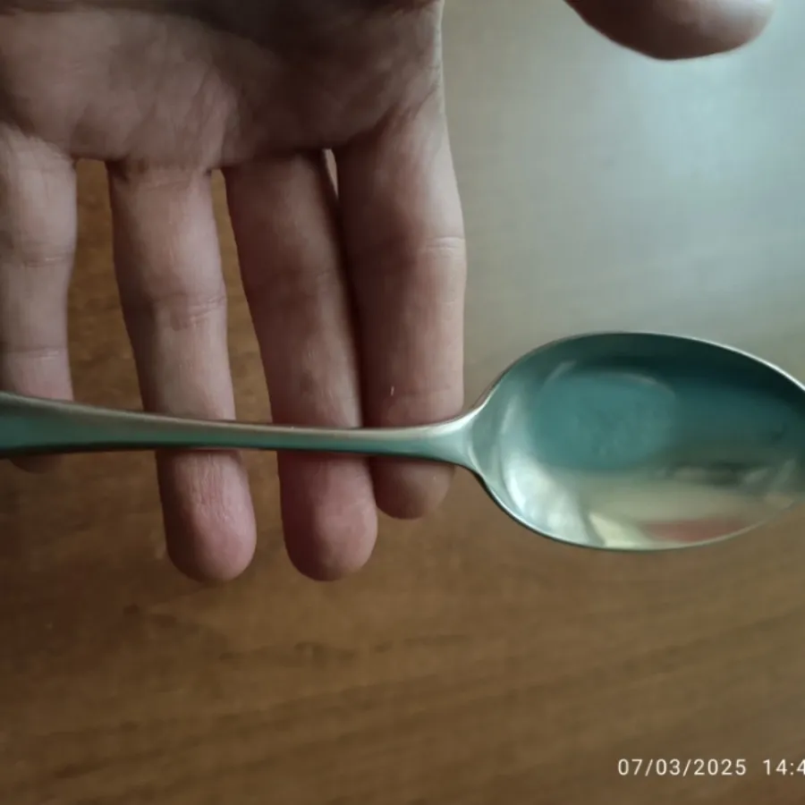 قاشق نقره قدیمی