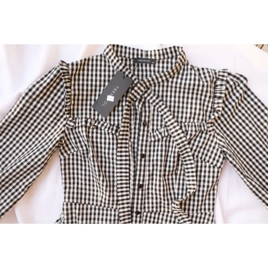 مانتو وارداتی چهارخونه