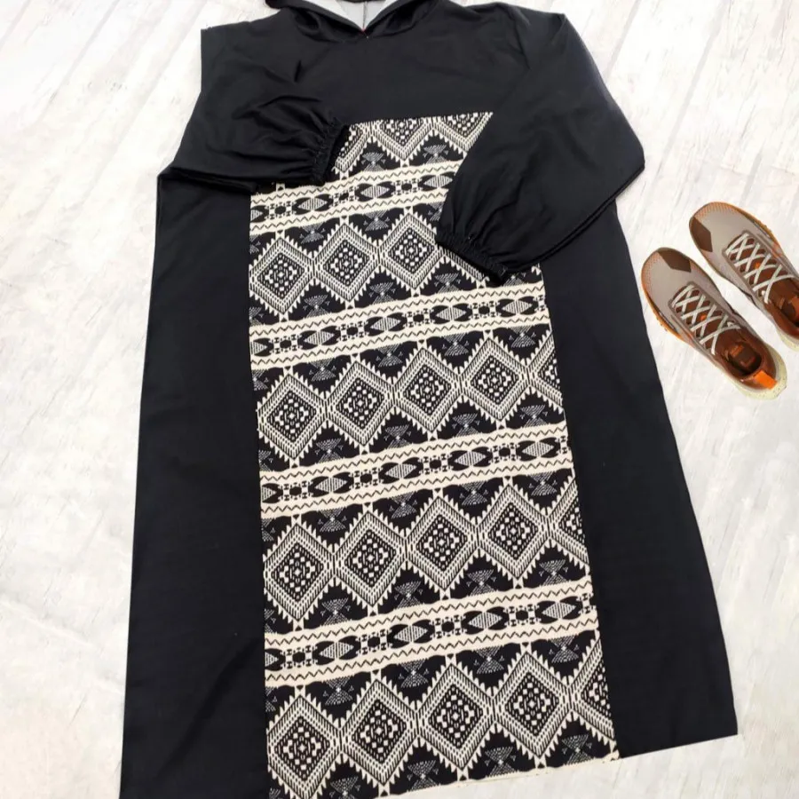 مانتو کلاهدار سایز بزرگ