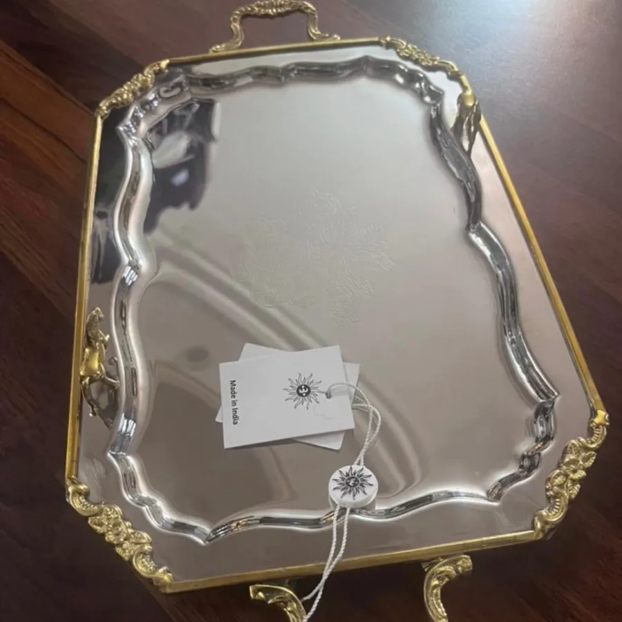 سینی استیل برنج اسب