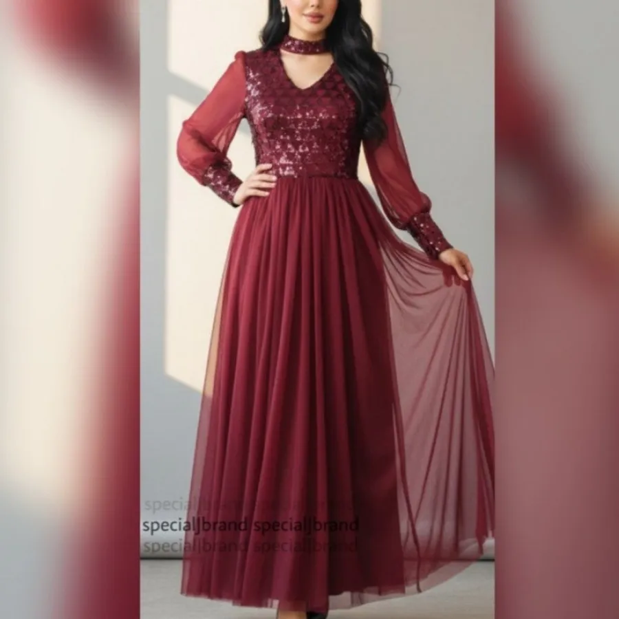 پیراهن ماکسی مجلسی مینو