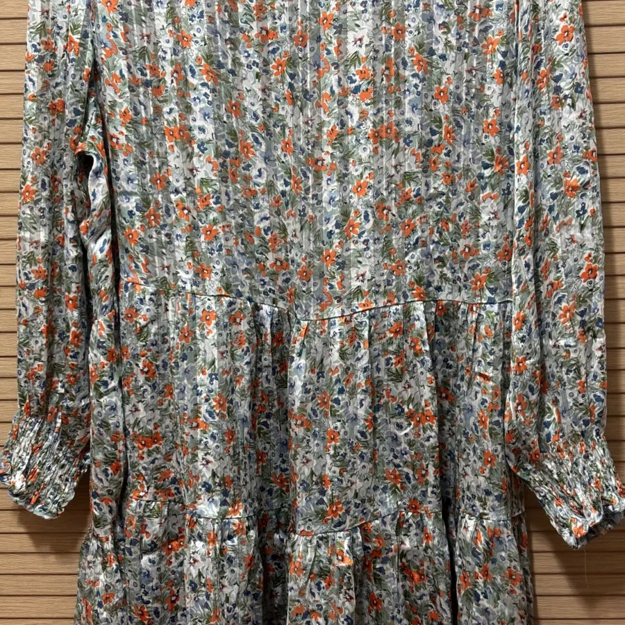 پیراهن حریر گل دار