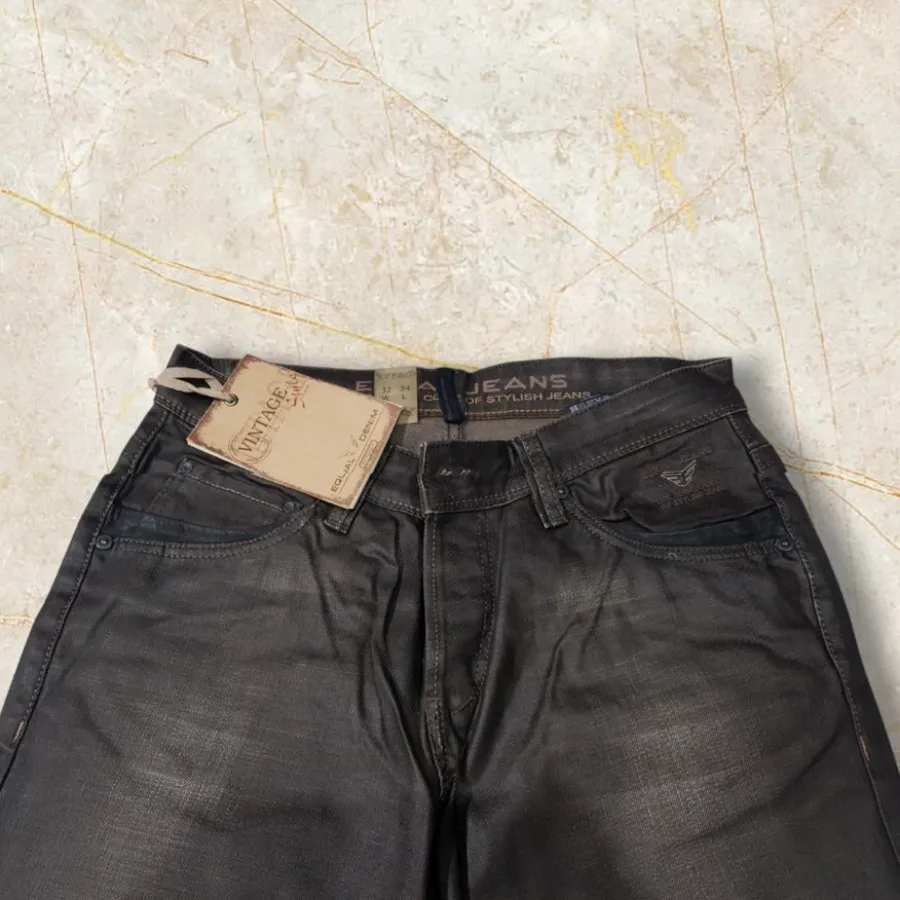 شلوارجین ترک قهوه ای