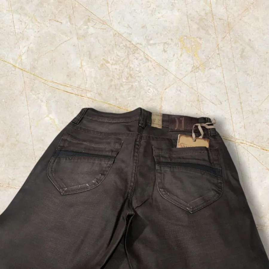 شلوارجین ترک قهوه ای