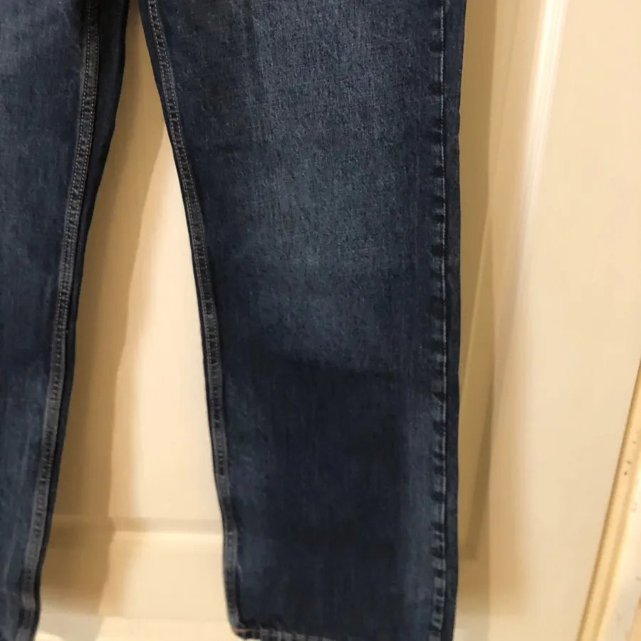 شلوار جین نیم بگ منگو