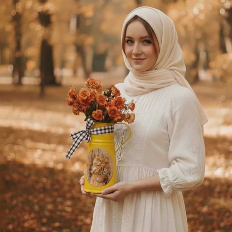 گلدان فلزی جانان