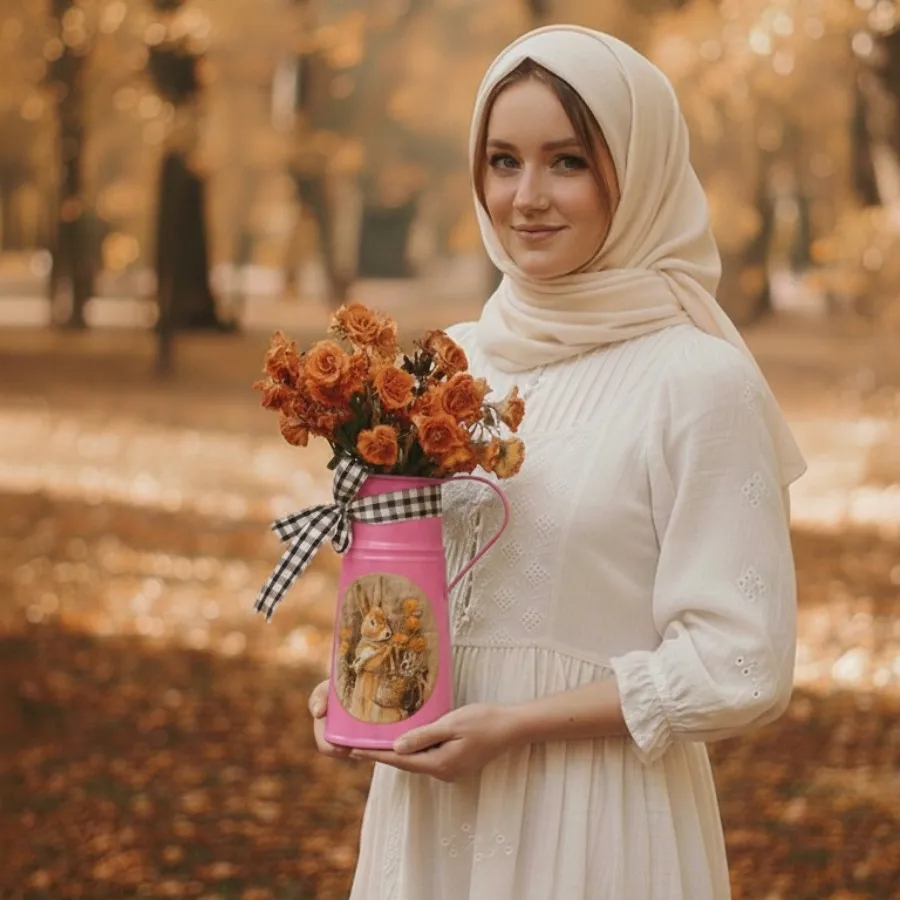 گلدان فلزی جانان