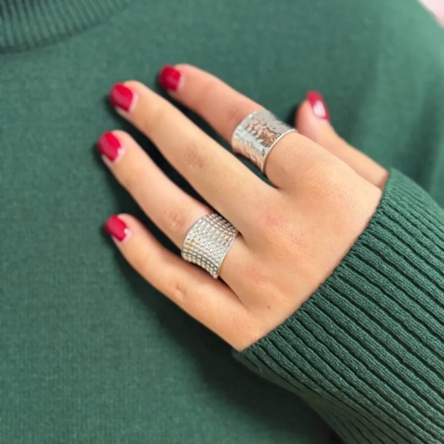 انگشتر ابکاری نقره