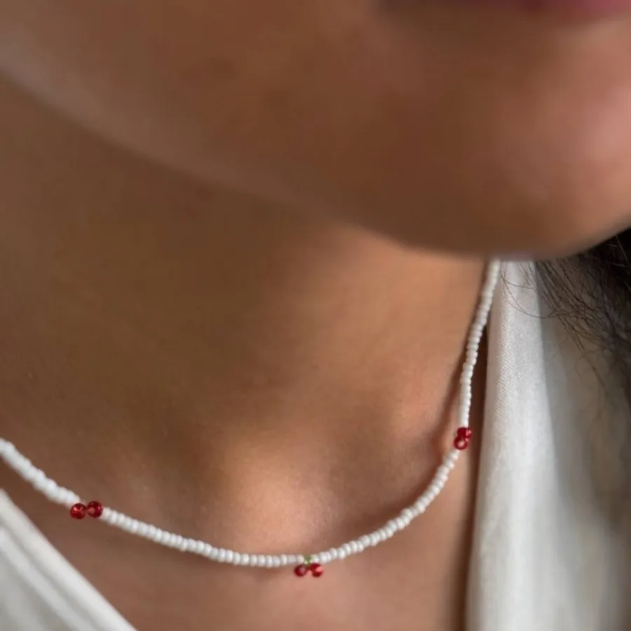 گردنبند منجوق گیلاس