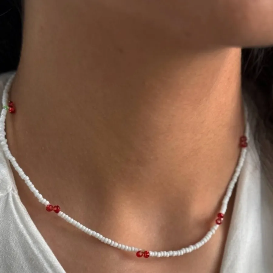 گردنبند منجوق گیلاس