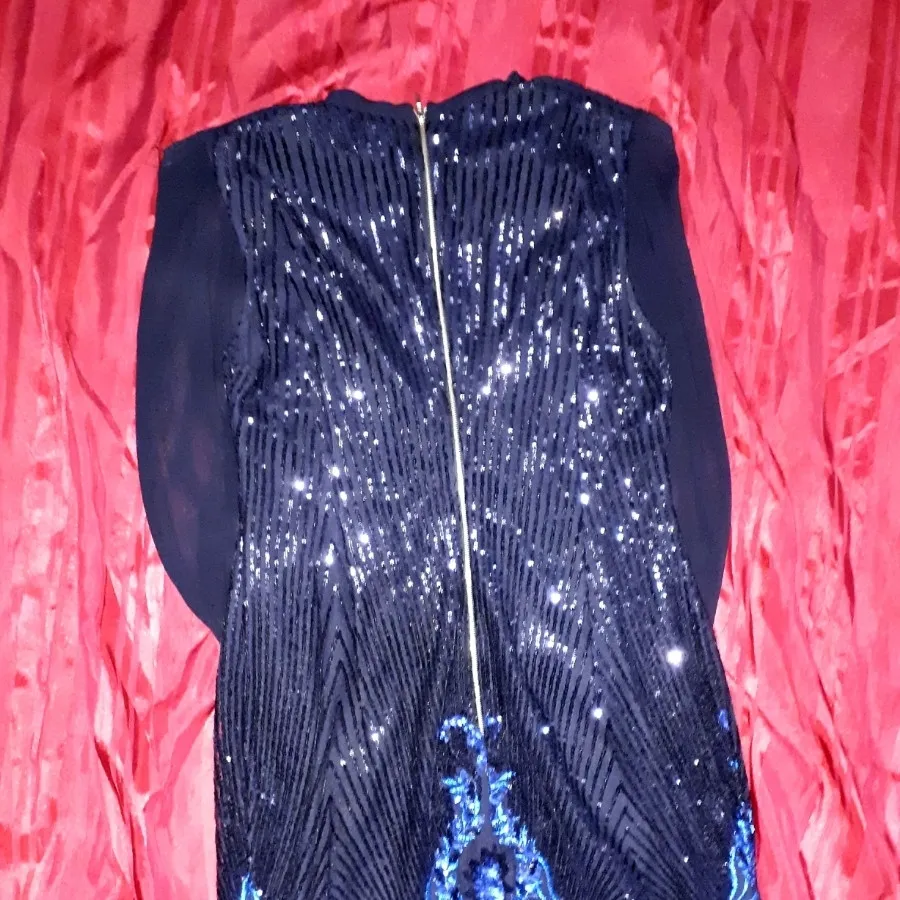 پیراهن مجلسی پولکی ترک