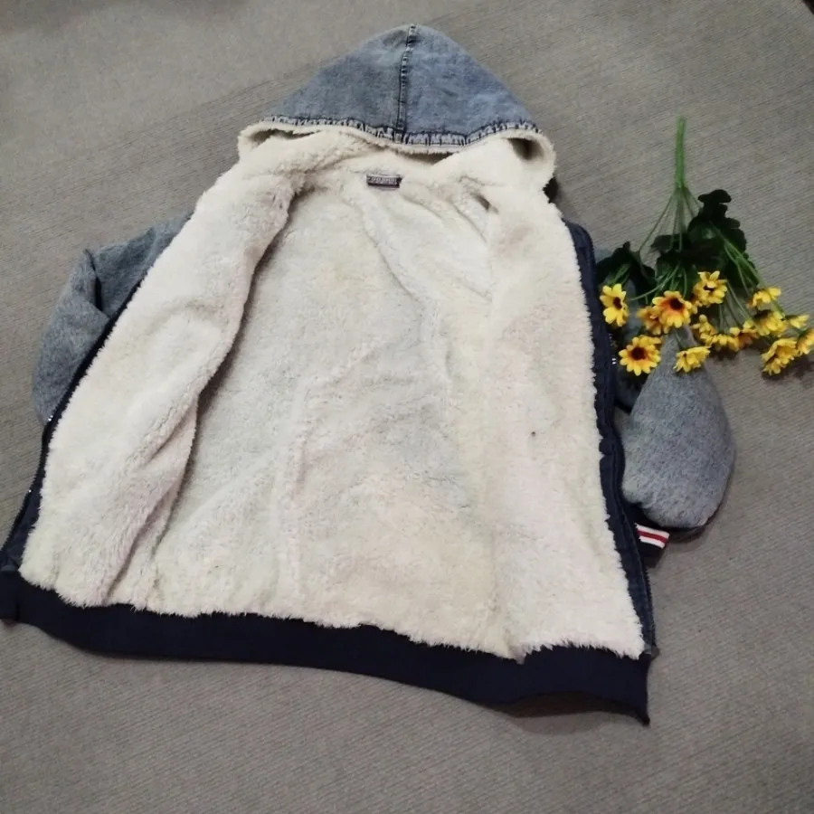 کاپشن جین پشمی