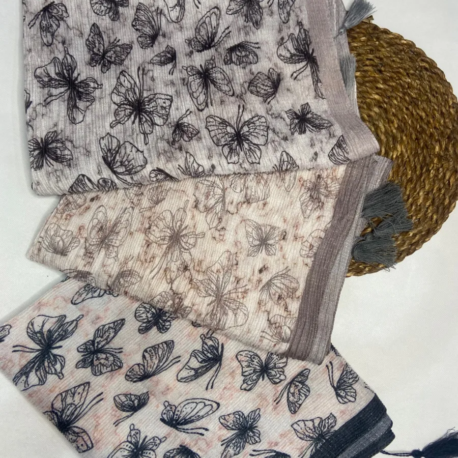 شال قواره دار پروانه ای