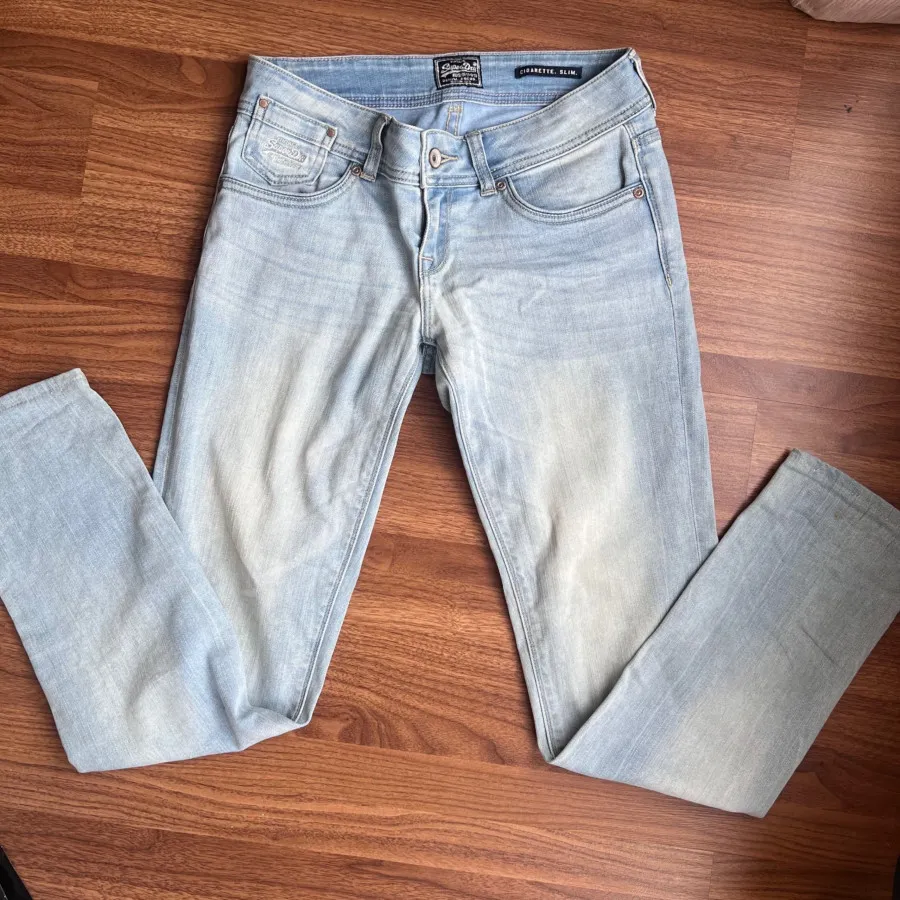 شلوارجین راسته ابی روشن