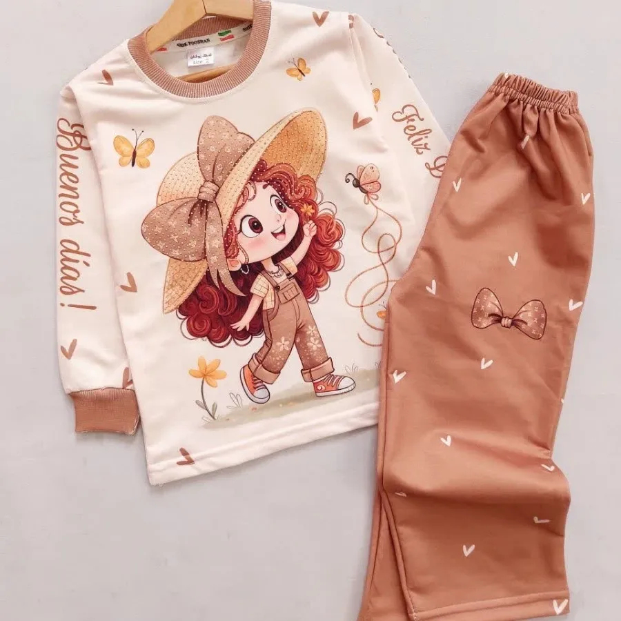 بلوز شلوار دختر کلاه نگین