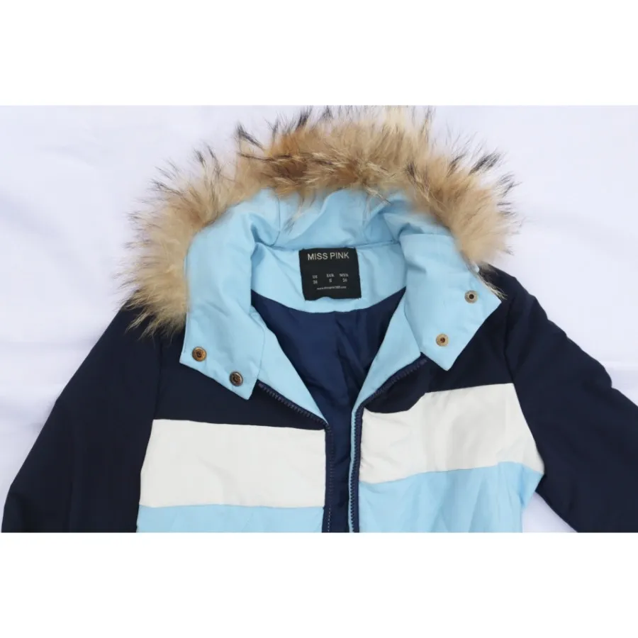 کاپشن پفکی سرمه ای