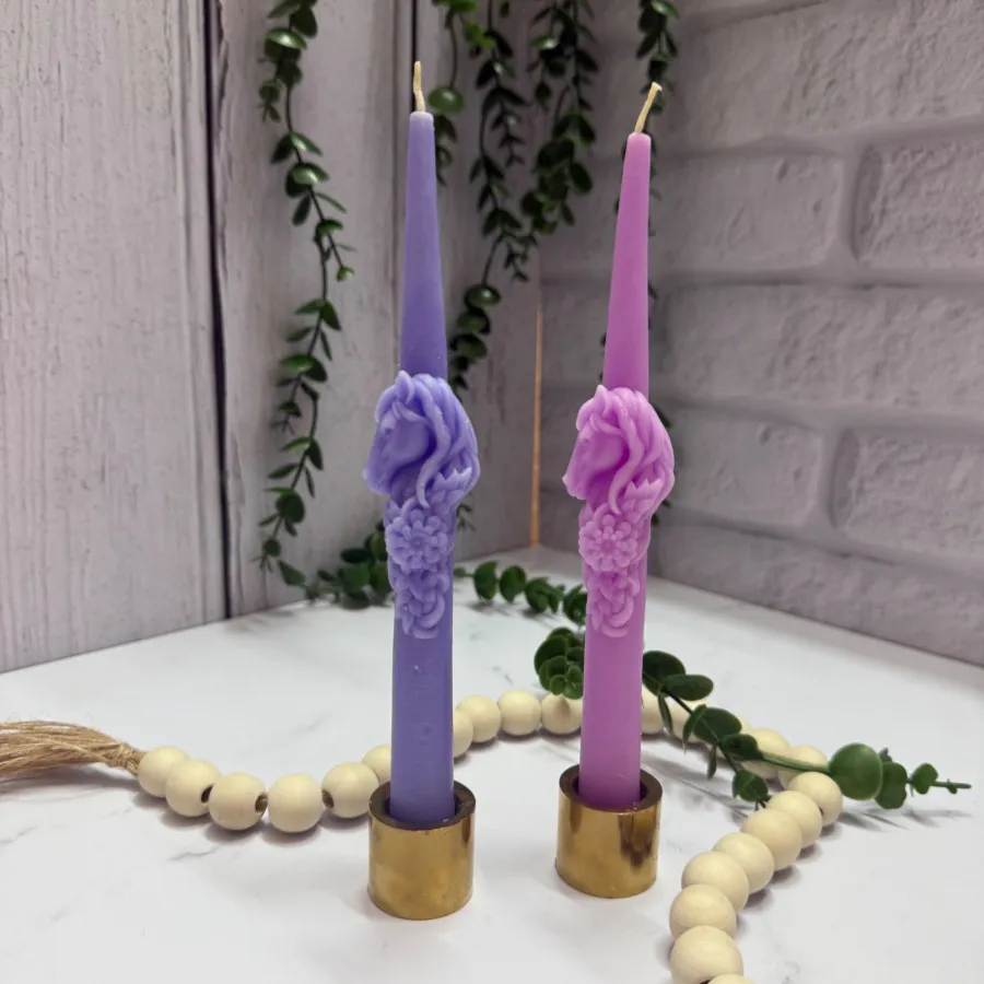 شمع قلمی اسب