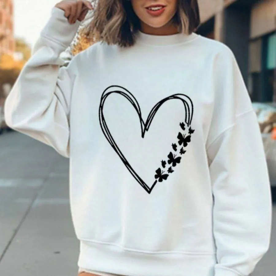 بلوز پاییزه قلبی پروانه