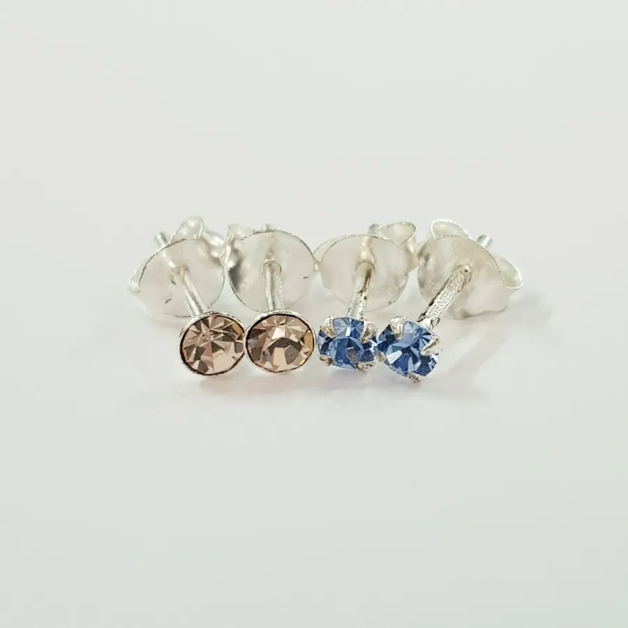 پک گوشواره گلگوش نقره 925