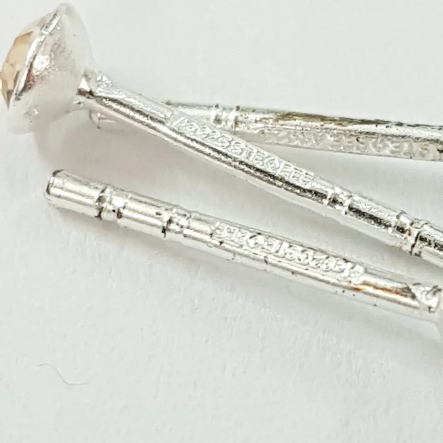 پک گوشواره گلگوش نقره 925