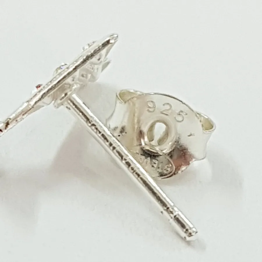 گوشواره گلگوش نقره 925