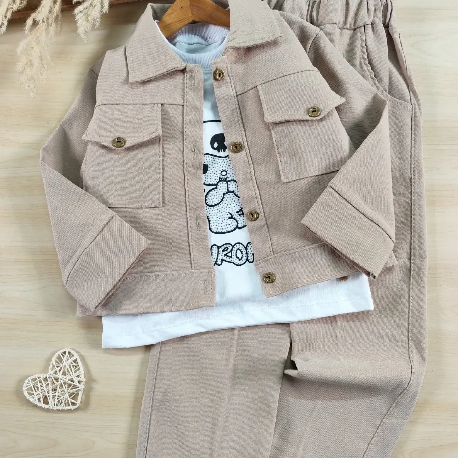 سه تیکه فول نگینی کرومی