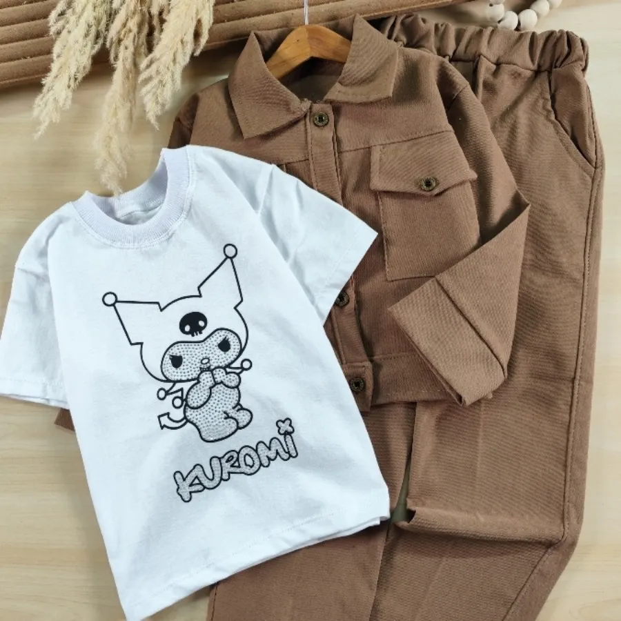 سه تیکه فول نگینی کرومی