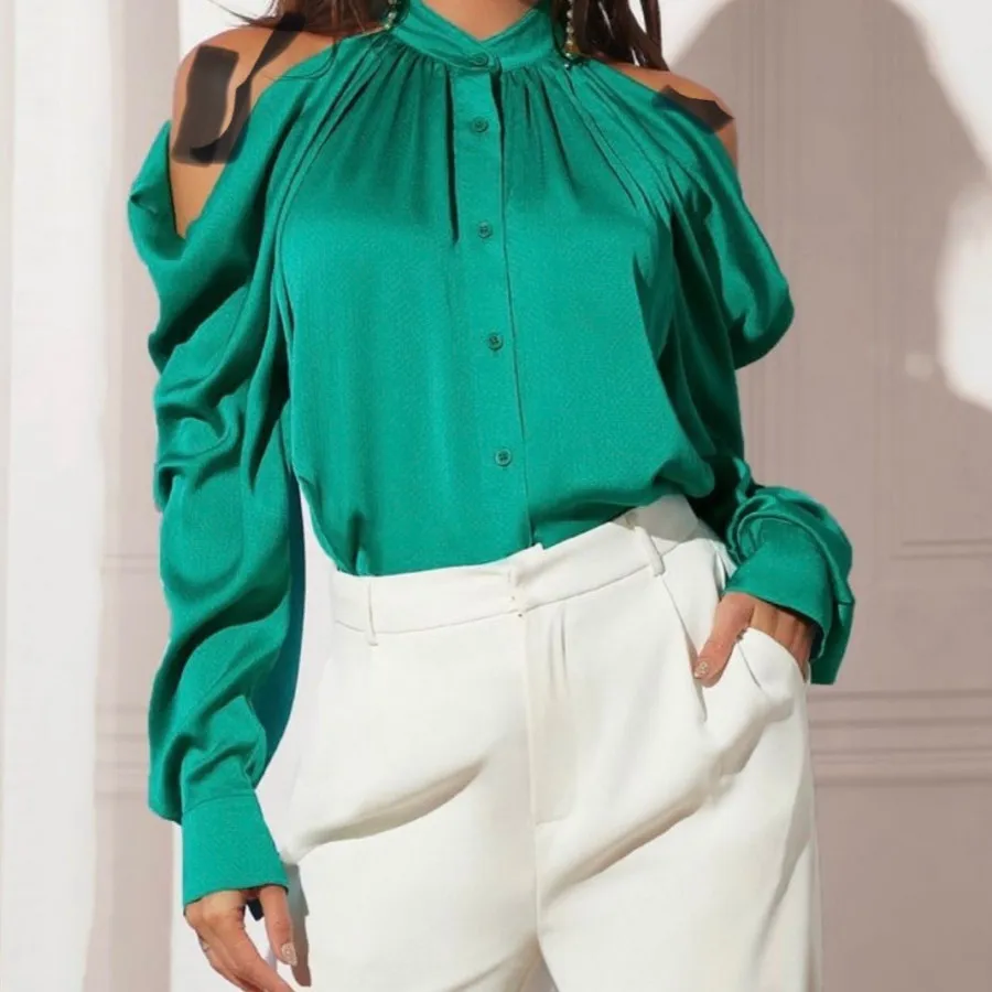 شومیز مجلسی سبز