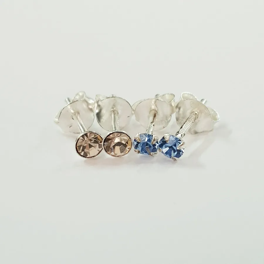 پک گوشواره گلگوش نقره 925