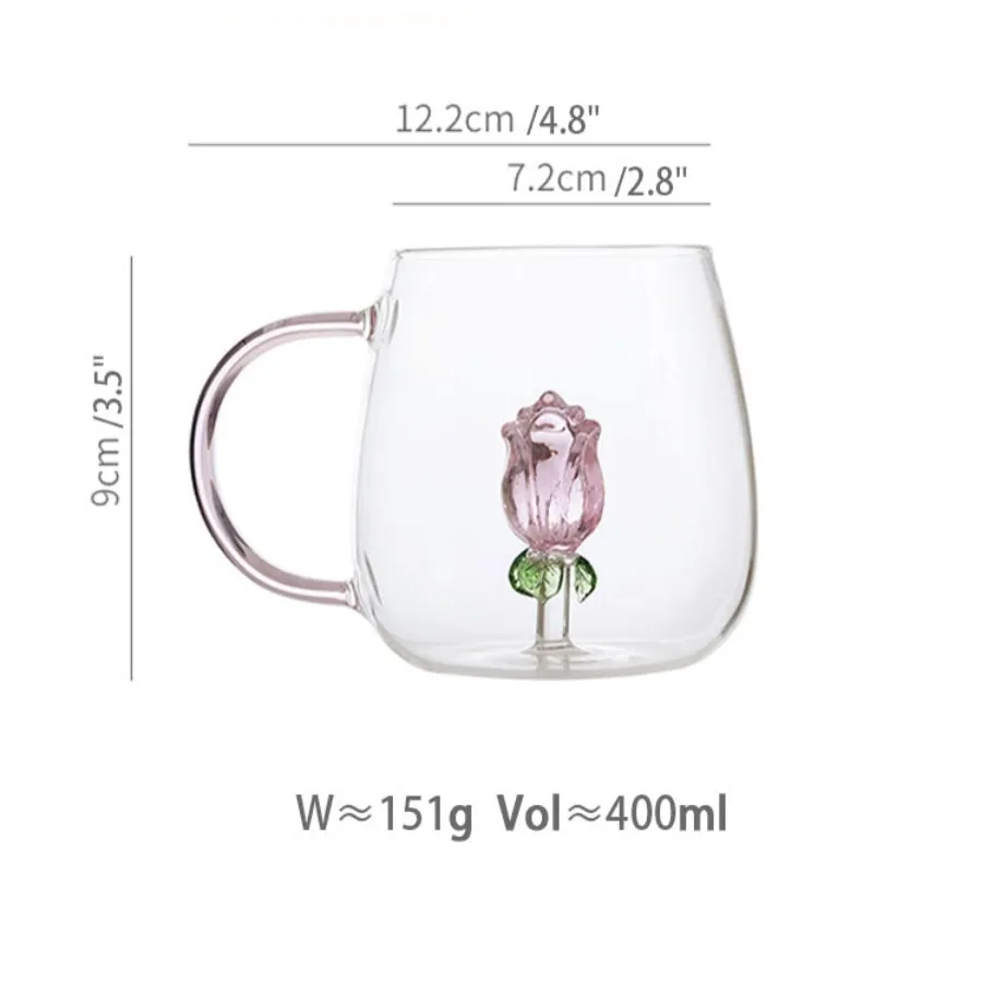 ماگ گل رز پینترستی