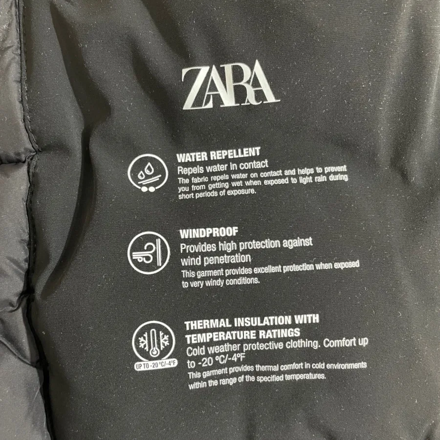 کاپشن زارا مشکی