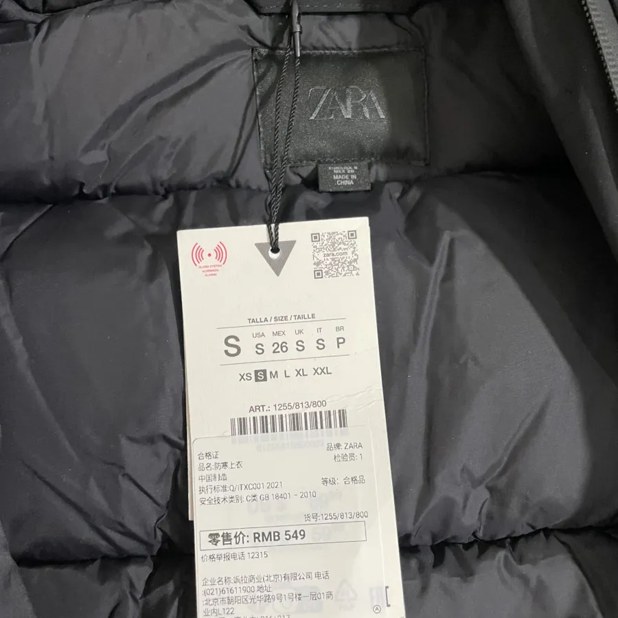 کاپشن زارا مشکی