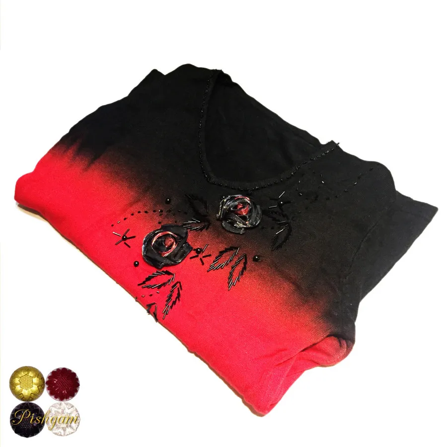 بلوز بافت ریز سایز M