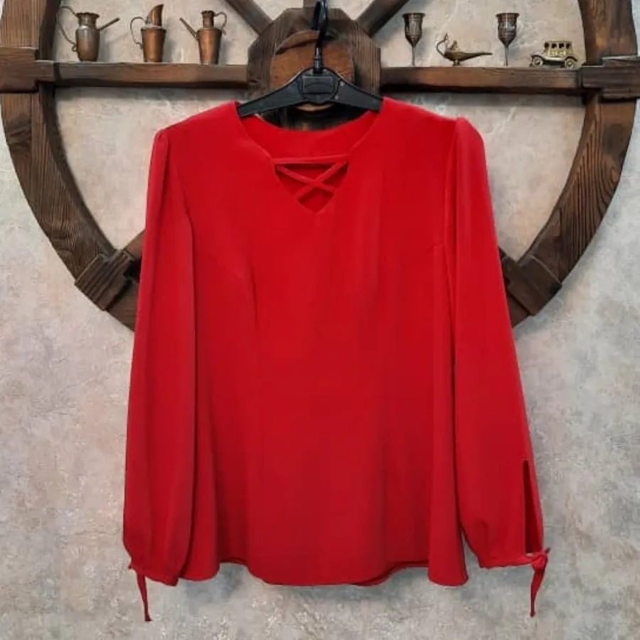 شومیز زنانه قرمز