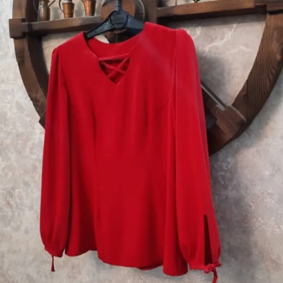 شومیز زنانه قرمز