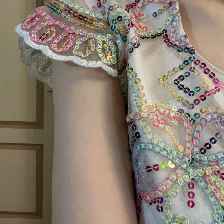 پیرهن مجلسی تا روی زانو