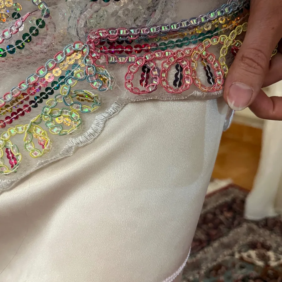 پیرهن مجلسی تا روی زانو