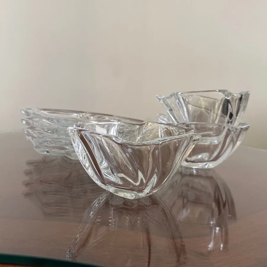 پیش دستی و پیاله کریستال