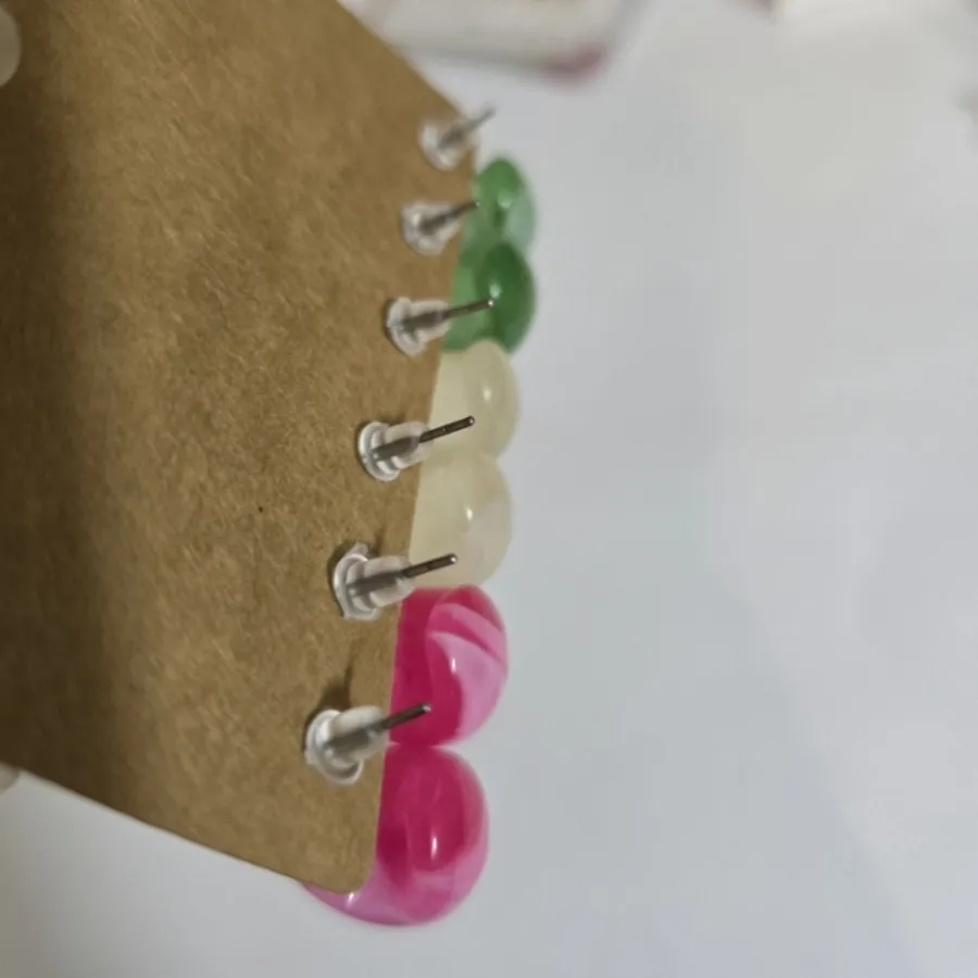 گوشواره رنگی پک سه جفت